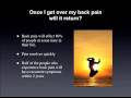 Exercises for sciatica and back pain by Malton Schexneider, PT