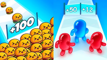 Food Run vs Join Blob Clash 3D - Satisfying ASMR Gameplay All Update Levels