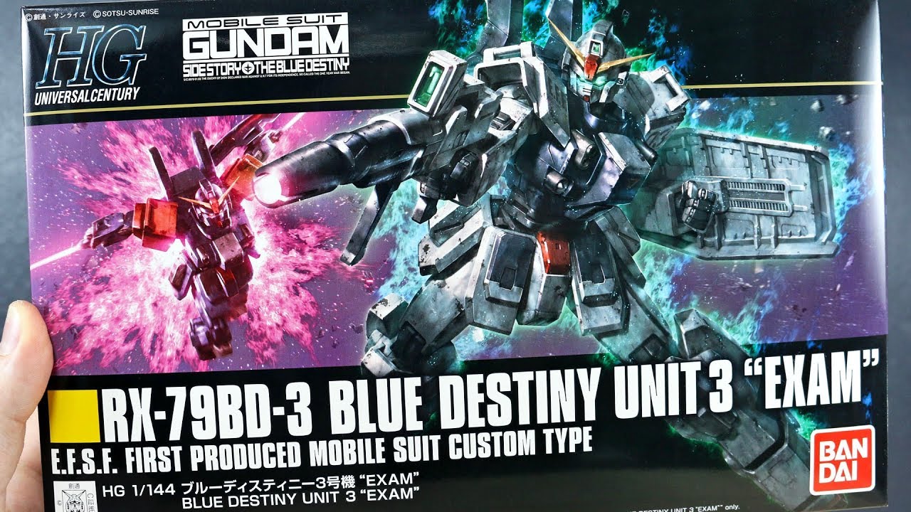 1541 Hguc Blue Destiny Unit 3 Exam Unboxing Youtube 1541 Hguc Blue Destiny Unit 3 Exam Unboxing Youtube