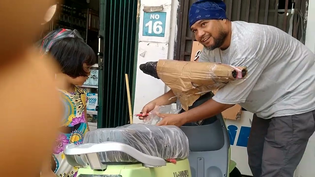 UNBOXING KENDARAAN LISTRIK 800WATT | UWINFLY D8P 800WATT