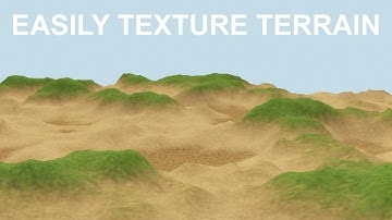 Easily texture terrain for games - 3ds max tutorial (Adobe Photoshop also used)