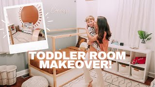 TODDLER ROOM MAKEOVER! IKEA FURNITURE! Toddler Boy Room Tour   Before & Afters | Emma Donaldson