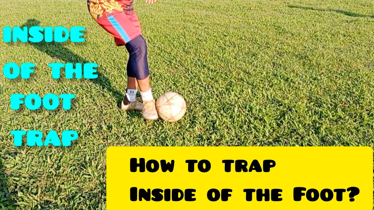How to trap Inside of the Foot/ Receive Football/Inside of the foot