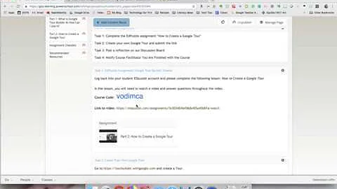 Overview of Google Tour Builder Online Module