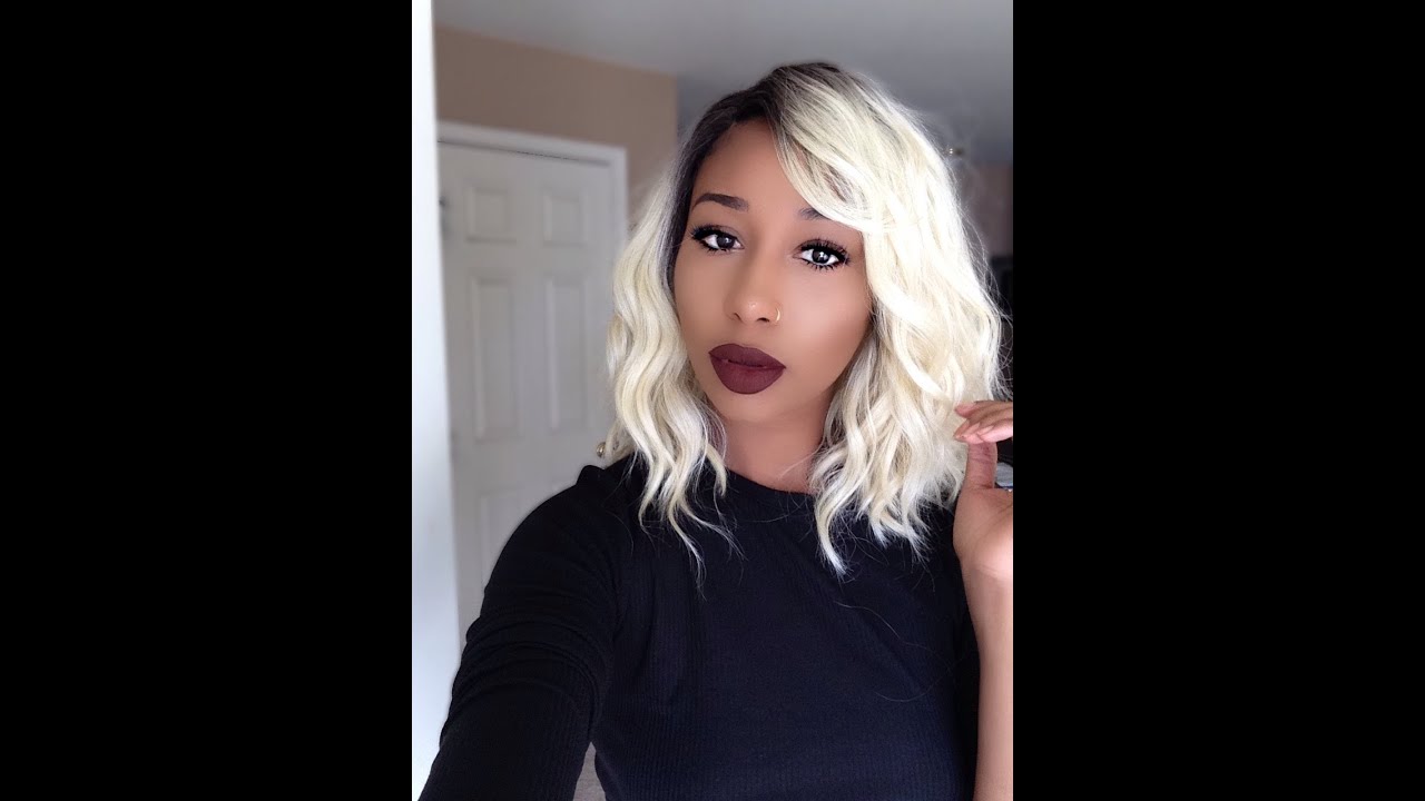 Messy Blonde Bob | MLC175 Wig Review