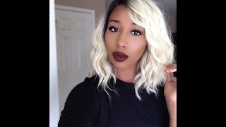 Messy Blonde Bob | MLC175 Wig Review