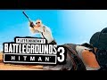 В ТОП ОТ ПЕРВОГО ЛИЦА ТОЛЬКО С ПИСТОЛЕТОМ! - Hitman в Battlegrounds #3