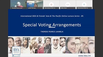 Lecture #3 - Special Voting Arrangements: Between the Convenience of Voting & Integrity of Elections