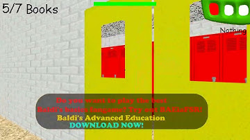 Baldi Is Stuck [❗S.E.N.I.O.L.B + NO USING A,S,D❗] - Baldi