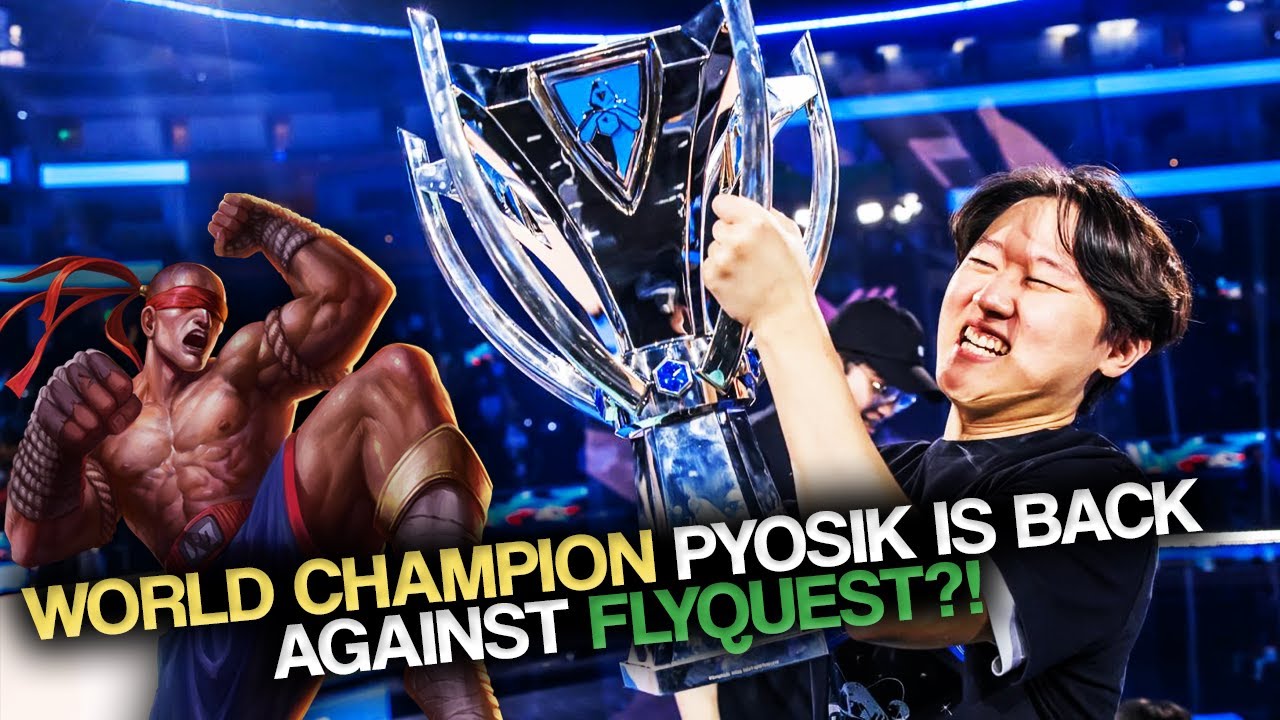 WORLD CHAMPION PYOSIK IS BACK AGAINST FLYQUEST?! Ft.@IWDominatelol ...