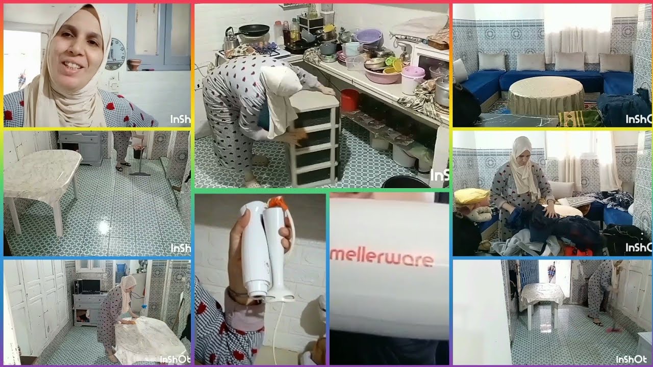 روتين التنضيف العميق 💪 هدا هو الوقت 👌 العيد قرب مبقا ليه والو غير جمعي لوقفة🚨