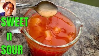 Sweet n Sour Sauce / Homemade Sweet n Sour Sauce recipe / Easy Sweet n Sour Sauce Recipe