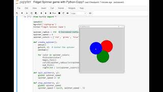 Play Fidget Spinner game with Python