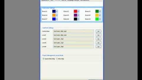 iMindMap: Branch Colour