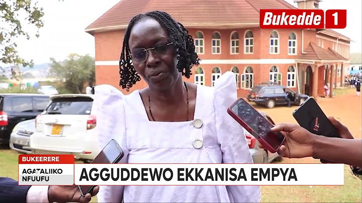 Agataliikonfuufu   Omulabirzi Enos Kidde ataddeko baana emikono