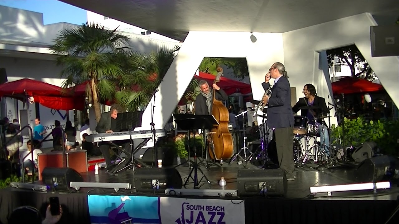 Carlos Puig quartet at South Beach Jazz Festival, Miami Beach, Sun Jan 7 2018 part 1