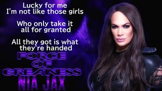 Nia Jax WWE Theme - Force Of Greatness (lyrics)