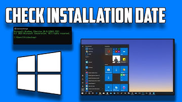 How To Check Your Windows 10 Operating System Installation Date Using CMD