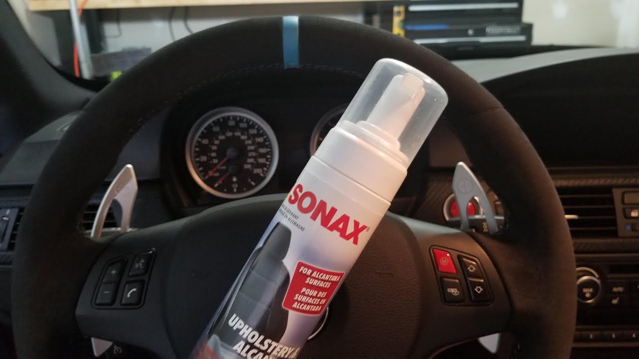 Cleaning Alcantara with Sonax! #autodetailing 