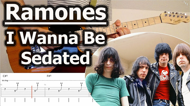 I Wanna Be Sedated Guitar version - Guitar performance video thumbnail