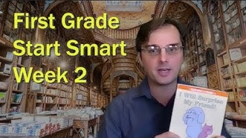 First Grade Wonders  Start Smart Week 2