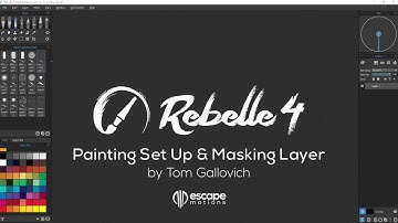 Painting Set Up & Masking Layer in Rebelle