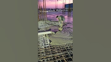 Slab concrete casting work 🏢 #shortsyoutube #civilsite #amazing #tips
