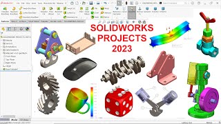 SolidWorks Projects Done in 2023HAPPY NEW YEAR