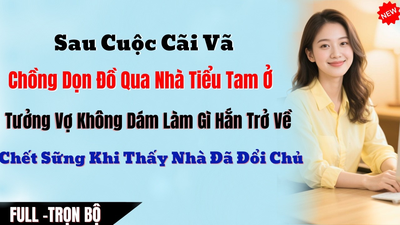 Sau Cuộc Cãi Vã Chồng Dọn Đồ Qua Nhà Tiểu Tam Ở, Sau Một Tuần Tưởng Vợ Không Dám Làm Gì, Hắn Trở Về