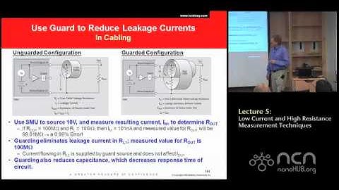 Keithley 4200-SCS Lecture 5: Low Current and High Resistance Measurements
