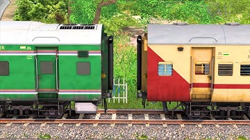 ICF BLUE Coupling ICF ARMY Coach | BUMPY RAILROAD | Train Simulator | Railworks 3 | NTG GAMING