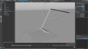 Desk Lamp - 3D Model - Maya - FBX - Download