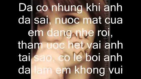 The Men: chua bao gio anh het yeu em with lyrics