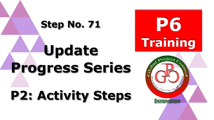 🔴 How to use Activity Steps in Primavera P6