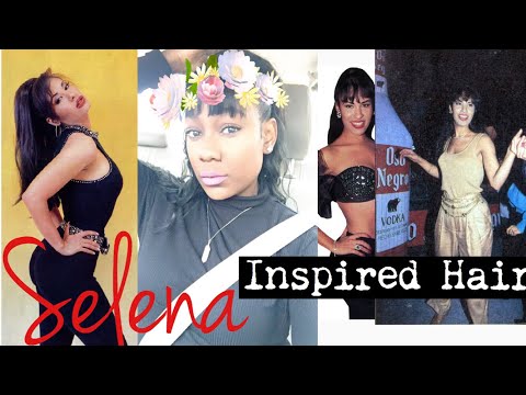Selena Quintanilla Inspired Hair On Short Pixie Hair Sleek Pony