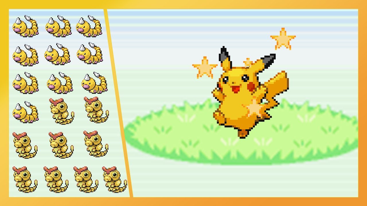 LIVE] Shiny 5% Pikachu after a total of 213,162 REs and 20 Phases in Fire Red! YouTube