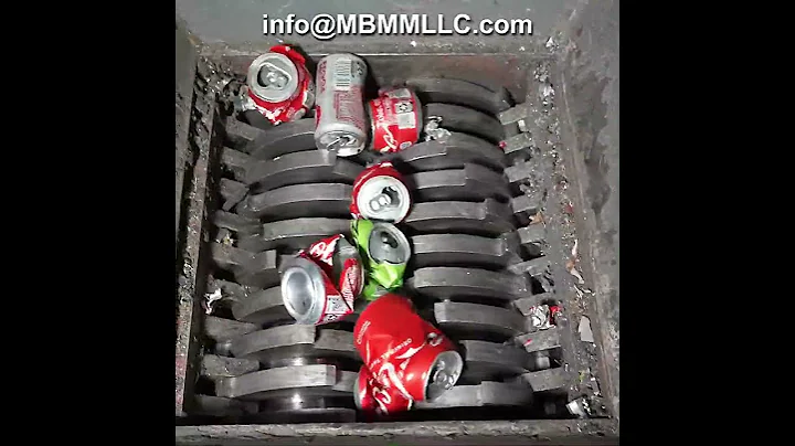 Coke Can Shredding, Small Shredders For Sale #recycling #shredder
