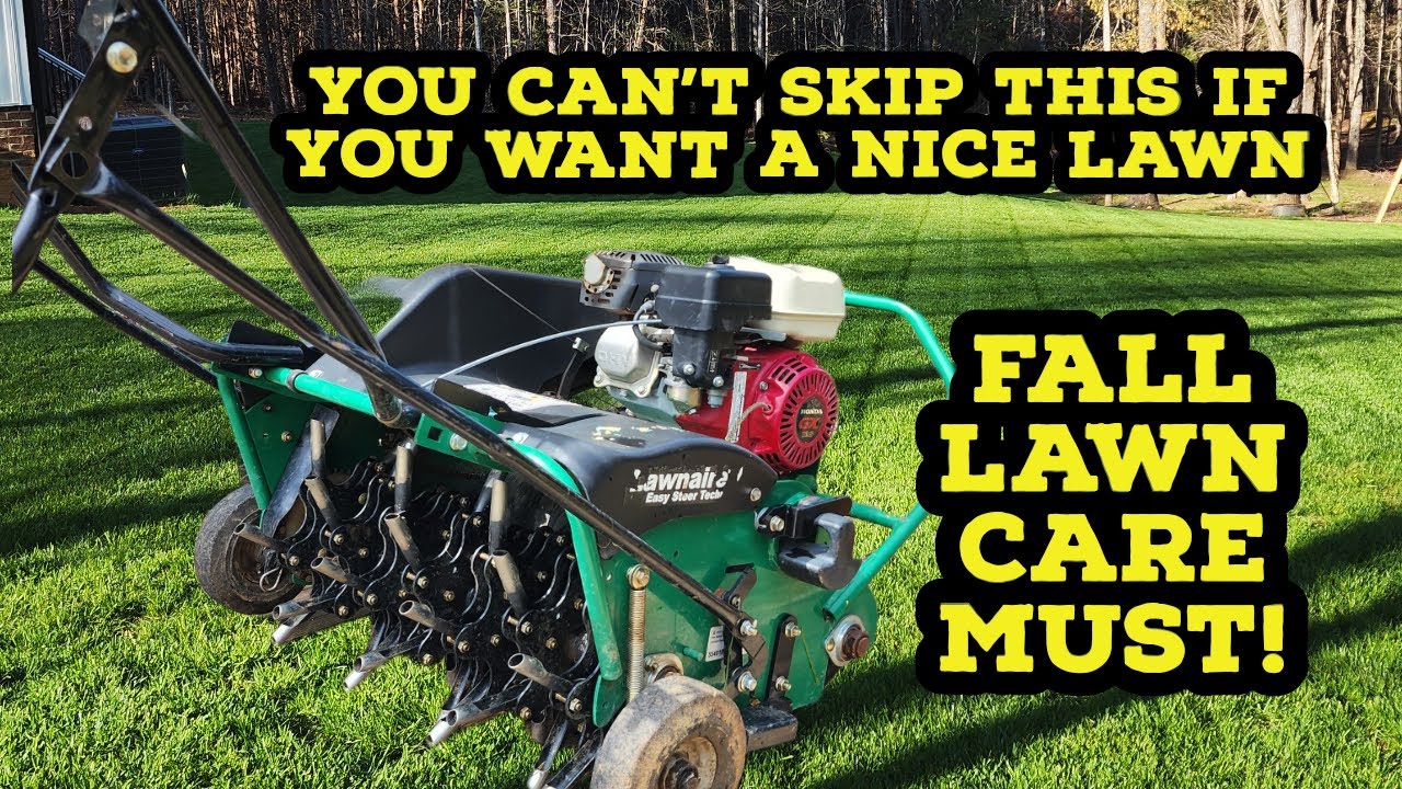 Lawn Aeration...it's CRITICAL (Fall Lawn Tip) YouTube