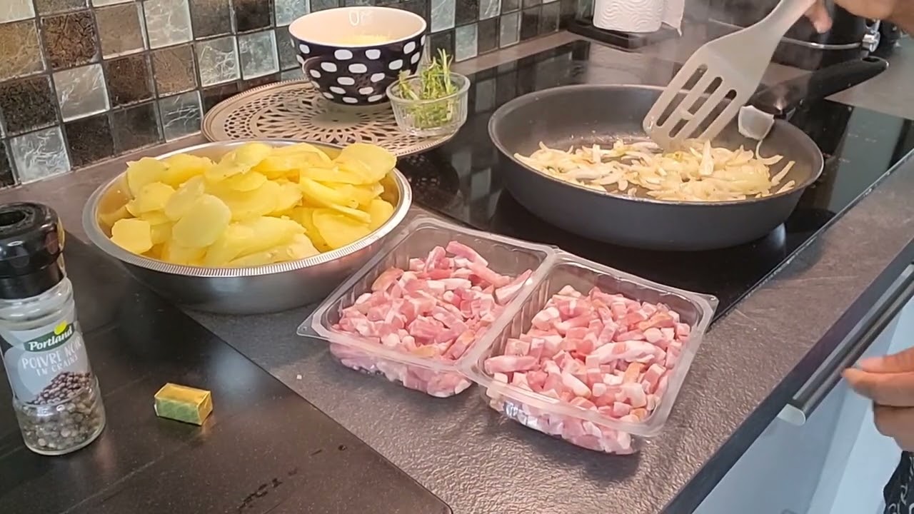 pomme de terre aux lardons