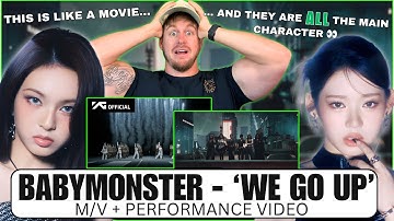 FIRST TIME REACTING TO BABYMONSTER "WE GO UP" M/V & EXCLUSIVE PERFORMANCE VIDEO
