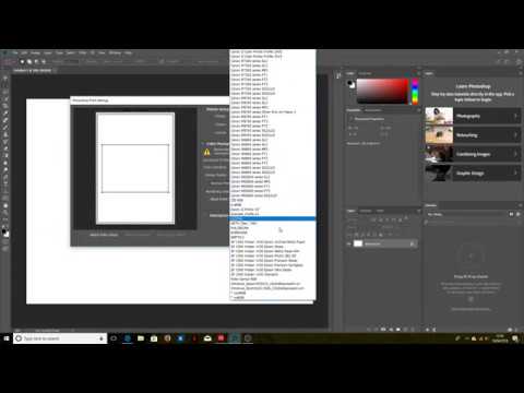 Using ICC printer profiles with Photoshop CC 