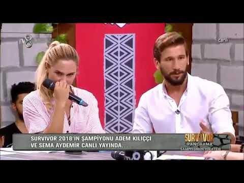 Survivor 2018 Şampiyonu Adem Kılıçı Merve Aydın\