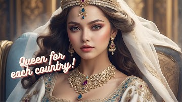 Asking AI To Create a Queen for Each Country!