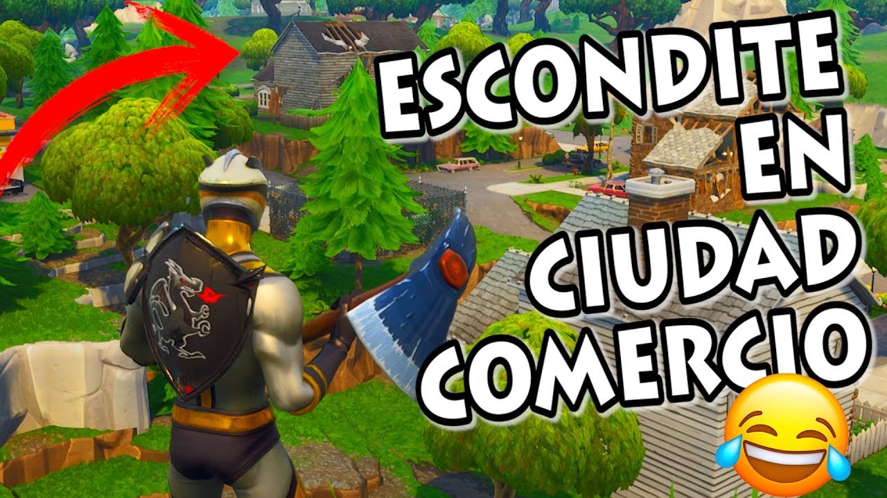 JUGANDO AL ESCONDITE en CIUDAD COMERCIO 😂 UNA LOCURA FORTNITE Battle Royale