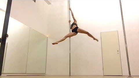 POLE FAILS + Intermediate/Advanced Spinning Pole Routine (Pencil Spin & Honey Badger)