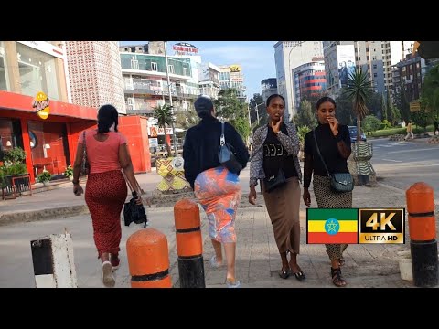 Beautiful Bole , 🇪🇹 Addis Ababa walking Tour 2024 , Ethiopia