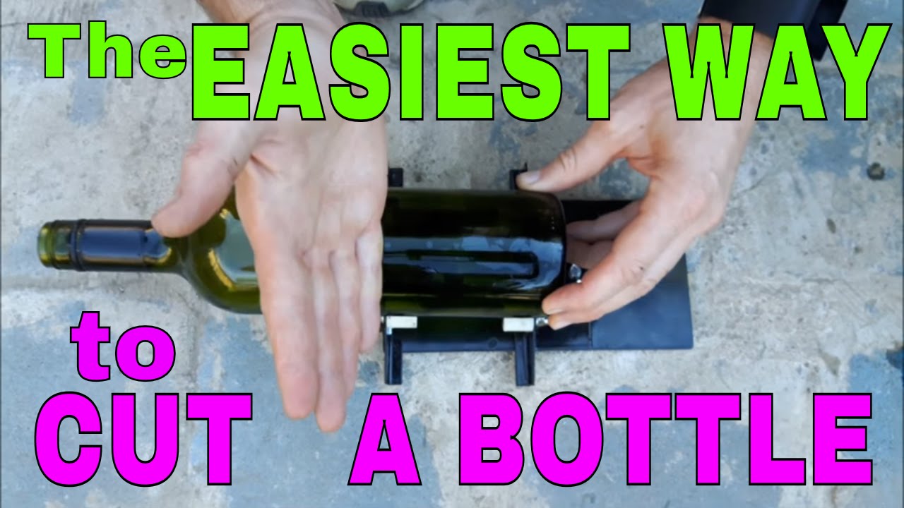 Cut a bottle in HALF. Safely and quickly. YouTube