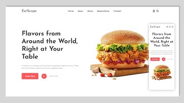 Responsive restaurant website using HTML, CSS, and JavaScript.