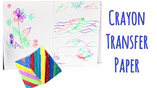 How to make Crayon Transfer Paper