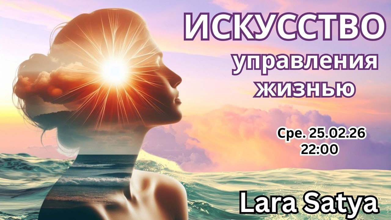 Искусство управления жизнью. Lara Satya  🔹Project Bravo🔹
